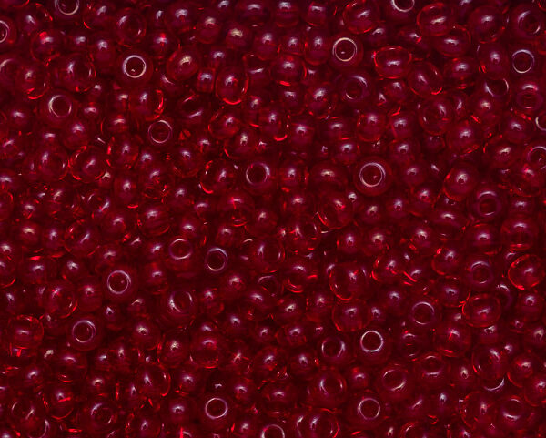 Miçanga Vermelha Cristal Natural ( cor 90090 ) 9/0 ( 2,6mm )