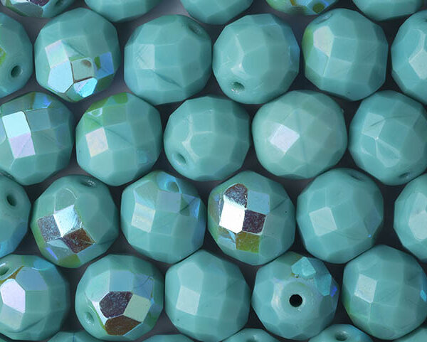 Cristal Turquesa Aurora Boreal ( cor 63130 ) 14 mm