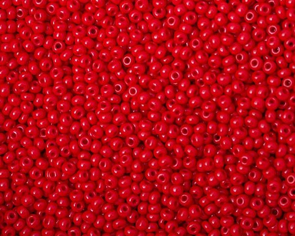 Miçanga Vermelha ( cor 93190 ) 9/0 ( 2,6mm )