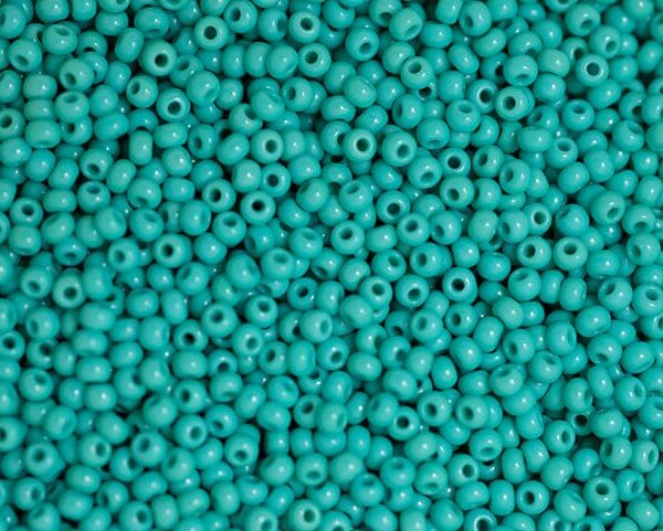 Miçanga Turquesa Fosco ( cor 63130 ) 9/0 ( 2,6mm )