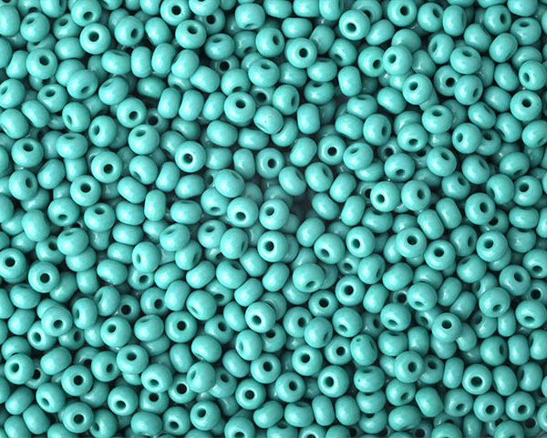 Miçanga Turquesa Fosco ( cor 63130 ) 5/0 ( 4,6mm )