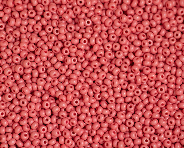 Miçanga Rosa Fosco ( cor 26970 ) 10/0 ( 2,3mm )