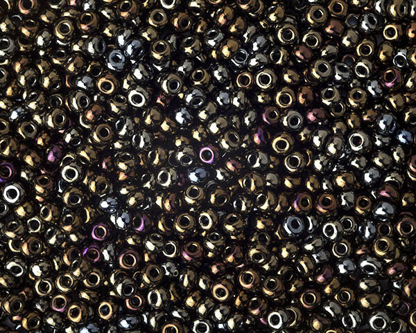 Miçanga Bronze  Metálico ( cor 59115 ) 9/0 ( 2,6mm )