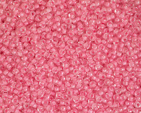 Miçanga Cristal Rosa (cor 38694 ) 5/0 ( 4,6mm )